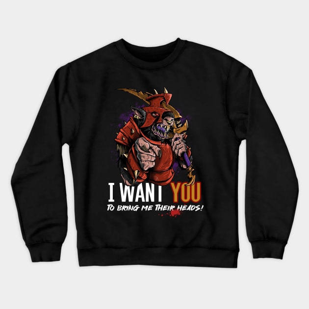 Uncle Squeek *for dark colors* Crewneck Sweatshirt by shadowmer